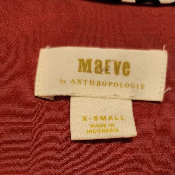 Maeve By Anthropologie Wrap Long Sleeve Blouse Top Size XS - Picture 5 of 7